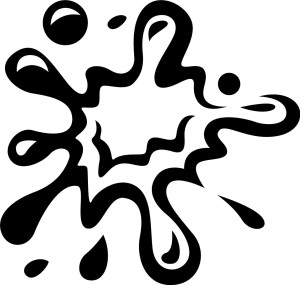 Naklejka ścienna Plusk wody 36