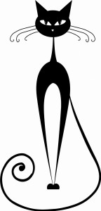 #Naklejka na ścianę Kot 34