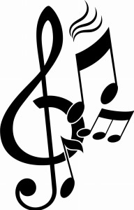 #Naklejka ścienna Klucz wiolinowy 12