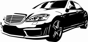 Naklejka na ścianę Mercedes 101