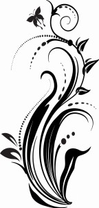 #Naklejka na ścianę Ornament 15