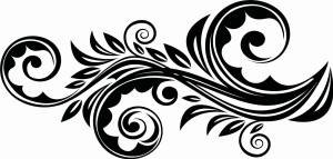 #Naklejka ścienna Ornament 44