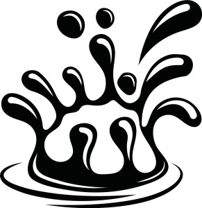 Naklejka ścienna Plusk wody 41