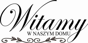 #Napis na ścianę do przedpokoju 5