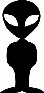 Naklejka na ścianę Kosmita 24