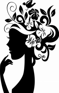 #Naklejka ścienna do Salonu fryzjerskiego 25