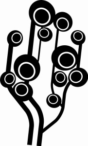 #Naklejka ścienna Nowoczesny ornament 66