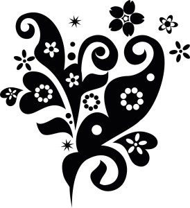 #Naklejka na ścianę Ornament 64