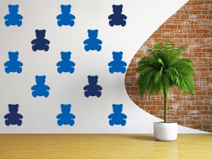 #Skandynawskie naklejki ścienne Misie