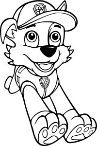 #Naklejka ścienna Rocky Psi Patrol 19