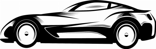 Naklejka ścienna auto sportowe – ozdoba do pokoju chłopca lub garażu