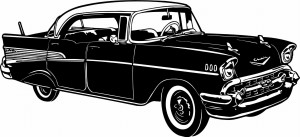 Naklejka na ścianę Cadillac 67