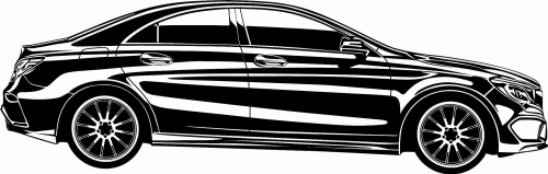 Naklejka ścienna auto klasy premium – elegancja i sportowy styl