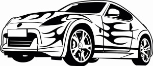 Naklejka na ścianę Nissan 97
