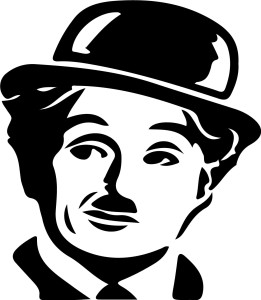 Naklejka ścienna Charlie Chaplin 56