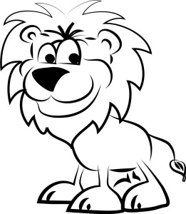 #Naklejka na ścianę dla dzieci Lew 12