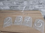 Naklejka na numery stołów