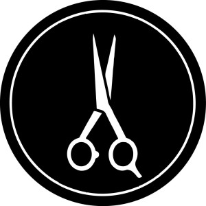 #Naklejka na ścianę do salonu fryzjerskiego 2