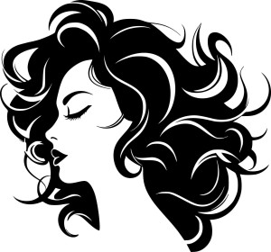 #Naklejka na ścianę do salonu fryzjerskiego 3