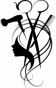 #Naklejka na ścianę do salonu fryzjerskiego 4