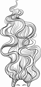 #Naklejka na ścianę do salonu fryzjerskiego 2