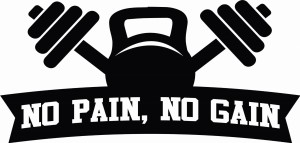 Naklejka na ścianę do siłowni 3