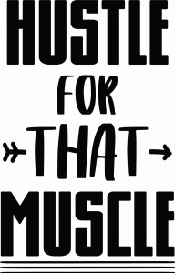 Naklejka na ścianę do siłowni 2