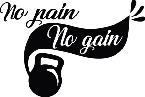 Naklejka na ścianę do siłowni 3