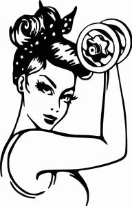 Naklejka na ścianę do siłowni 8