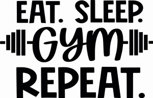 Naklejka na ścianę do siłowni 9