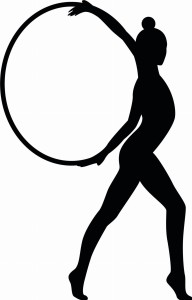 #Naklejka ścienna Gimnastyczka 3