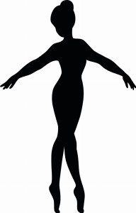 #Naklejka ścienna Gimnastyczka 4