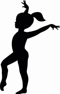 #Naklejka ścienna Gimnastyczka 7