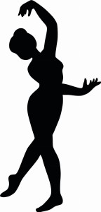 #Naklejka ścienna Gimnastyczka 4