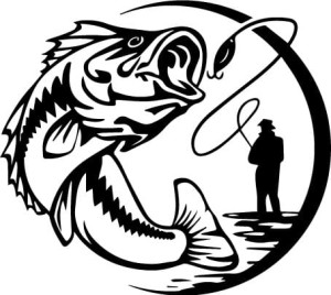 #Naklejka na auto DLA WĘDKARZA 127