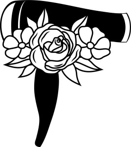 #Naklejka na ścianę do salonu fryzjerskiego 24