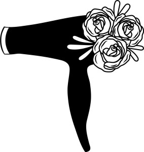 #Naklejka na ścianę do salonu fryzjerskiego 27