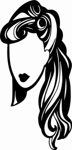 #Naklejka ścienna do salonu fryzjerskiego 6