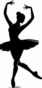 #Naklejka ścienna Baletnica 68