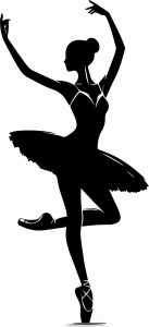 #Naklejka ścienna Baletnica 69