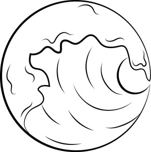 #Naklejka na ścianę fala 73