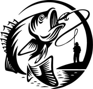 #Naklejka na auto DLA WĘDKARZA 138