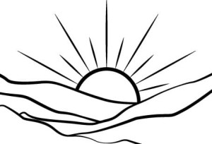 #Naklejka na samochód WSCHÓD SŁOŃCA 142