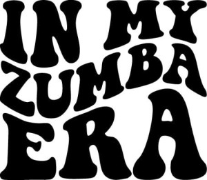 #Naklejka na auto IN MY ZUMBA ERA 155