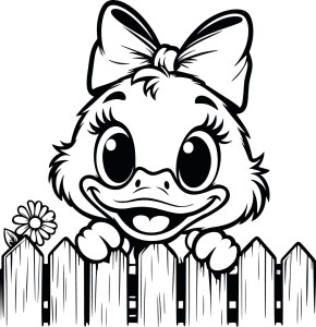 #Naklejka ścienna dla dzieci Kaczuszka 160