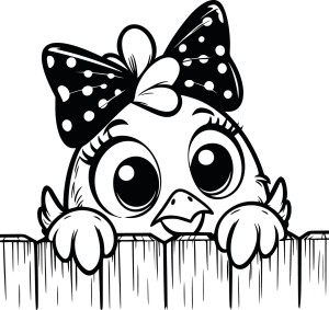 #Naklejka ścienna dla dzieci ptaszek 161