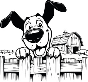 #Naklejka ścienna dla dzieci piesek 164