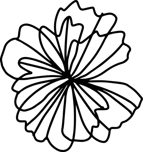 Nowoczesna naklejka ścienna kwiat w salonie – minimalistyczna aranżacja