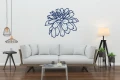 Naklejka na ścianę kwiat duży – elegancka ozdoba do salonu i sypialni