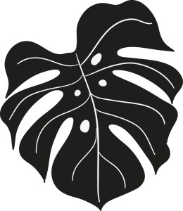 Naklejka na ścianę LIŚĆ MONSTERY 14